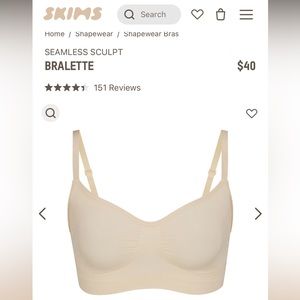 Skims Seamless Sculpt Bralette